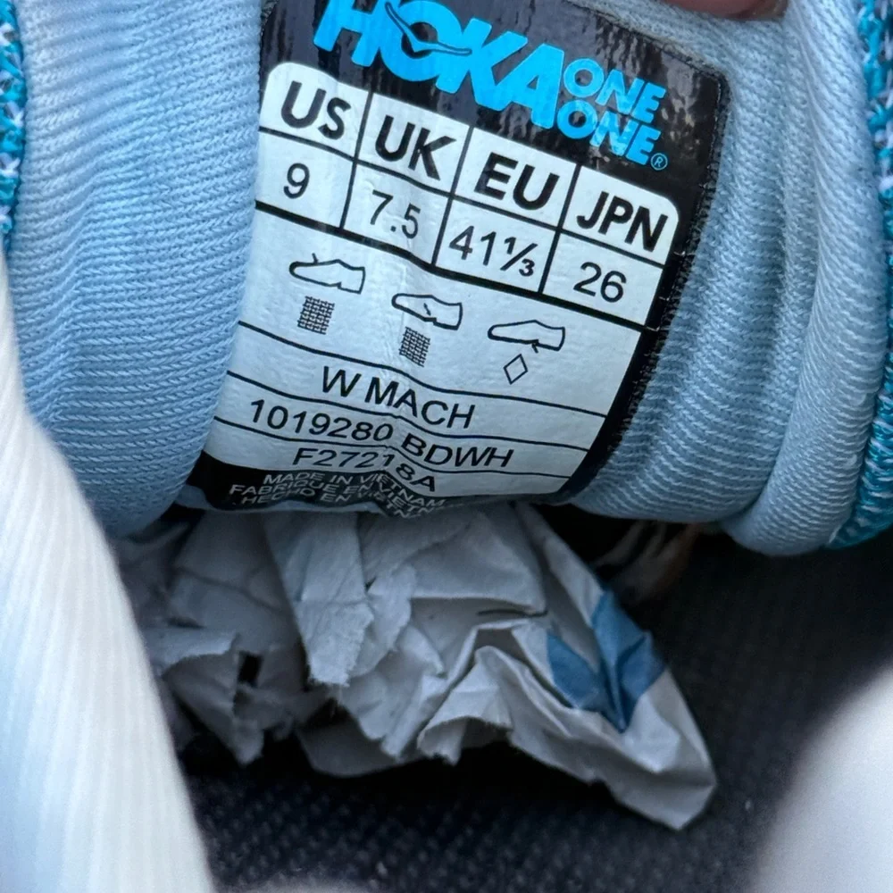 Hoka Teal Athletic Shoes - Picture 3 of 5